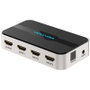 Vention AFJH0 Duplicador HDMI con 3 Entradas Hembra y 1 Salida Macho, Gris